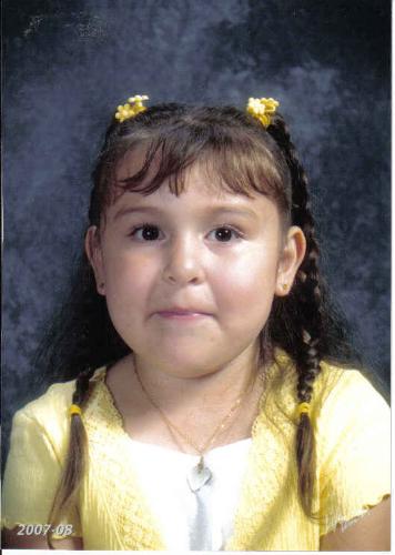 This Gabriela - She is my first grandchild. She is 5 years now. She has lived with me and my husband for 4 years.