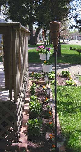 Front Deck Flower bed - This is the front of my front deck