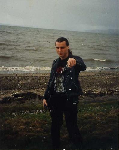 Chuck Schuldiner - This is a photo of the influential father of death metal Chuck Schuldiner.