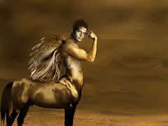 centaur - half horse and half man, was this the result of human efforts at cloning?