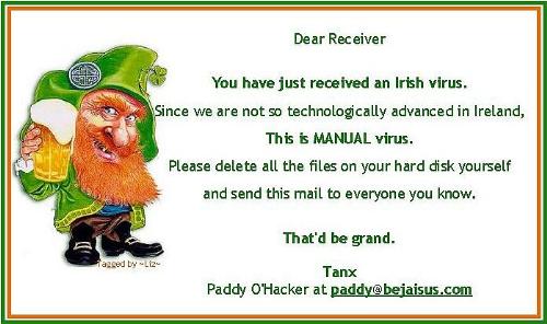 Irish Virus - Just a fun photo