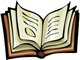 A book - Books have information in them of many different kinds.