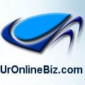 Great website to learn how to create your own busi - UrOnlineBiz.com logo for a site that hold a free business school for those who are interested in starting up.