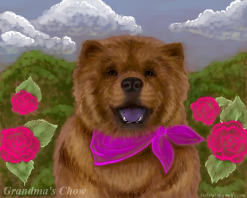 ChowChow - Painted with OpenCanvas 4.5 and a Wacom Graphire 4