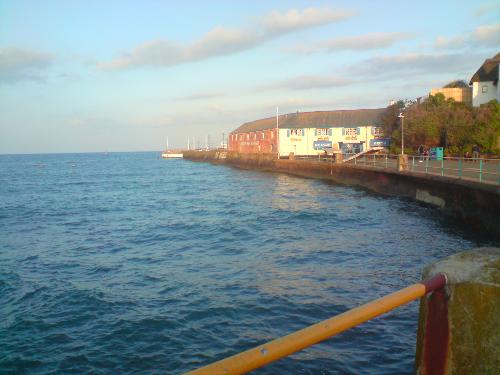 paignton - a picture taking from the top of a cliff in paignton