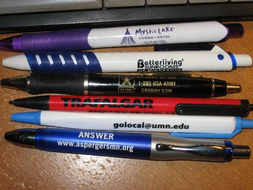 Ink Pens - Companies advertising tools