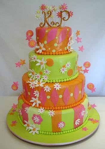 bake fun!!! - pretty cake! go to http://www.bakefun.com/
for more pics of cakes!