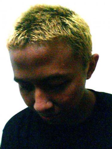 picture_of_me - this was a picture of my, with blonde hair, like punk