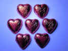 Tempeting hearts - chocolate make into heart, great to use as dessert
