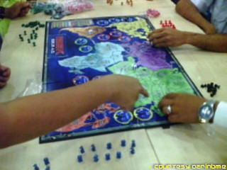 'RISK' board game - We played 'RISK' board game
