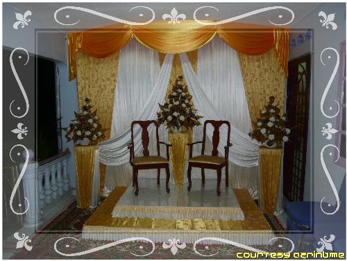 Malay wedding wardrobe - This wardrobe built by my brother in laws. He is good in decorations