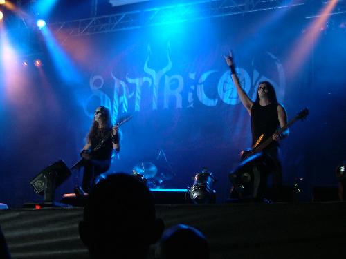 Satyricon - The legendary black metal band Satyricon playing at Metalcamp in Tolmin.