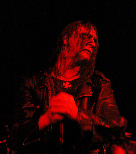 Mortuus - Mortuus of the band Marduk at a concert in 2007.