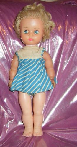 pretty old doll - old doll in old outfit