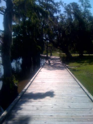 Boardwalk - Boardwalk along the river at Fairview Riverside State Park.