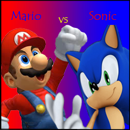Spray for css Mario vs sonic - A spray created by me with Mario vs Sonic theme!