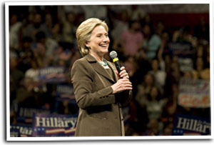 Senator Hillary Clinton - Senator Hillary Clinton during presidential campaign.