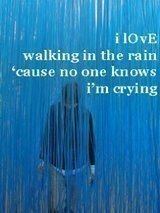 rain - i am walking in the rain