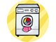Washing Machine - A front load machine that washes clothes. Washing Machine - A front load machine that washes clothes.