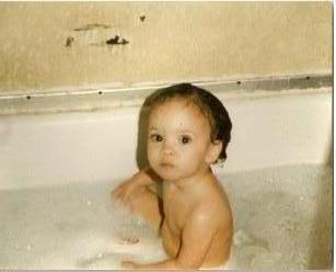 baby picture 3 - rub a dub dub