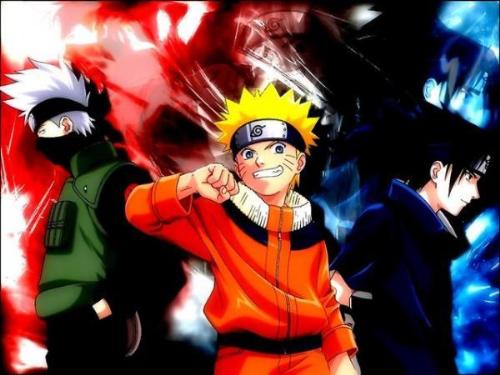 Naruto - Naruto Kakashi and Sasuke