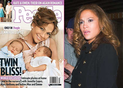 twins - Jennifer Lopez's twins