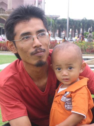 me & son - picnic by the park