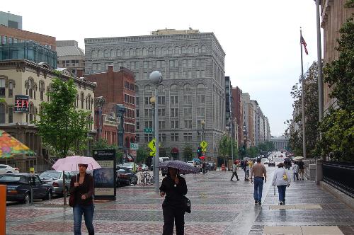 Streets of DC - The city streets on Washington, DC - Chinatown. Photo taken by Stephanie Partridge 2008.