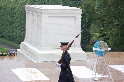 Tomb of the Unknowns - Arlington Cemetary - Tomb of the Unknown Soldier. Photo taken by Stephanie Partridge 2008.