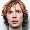 Beck - cu of beck w/ white backgroung