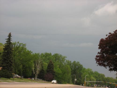 Small storm clouds - Doesn't look severe does it? A few funnel clouds and or tornadoes developed from these