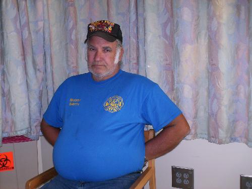 My husband Buddy - Sitting in hospital room with my Mama