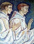 'The Boys' - Icon painting of Irish monks.