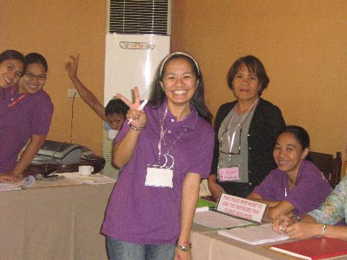 winfish secretariat - winfish secretariat members and support staff during the winfish celebration at Innotech, QC on May 21, 2008