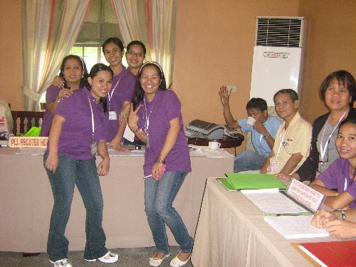 winfish secretariat - winfish secretariat and support staff during the Winfish celebration at Innotech, QC on may 21, 2008