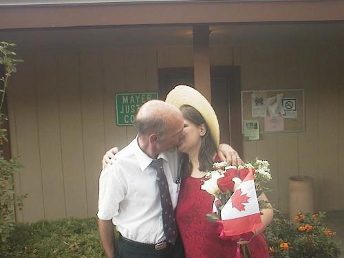 One More kiss - Here we are sharing one more kiss after getting married, in Mayer Arizona.