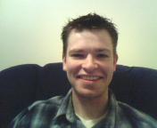 Me - A picture of me I took with my laptop webcam.
