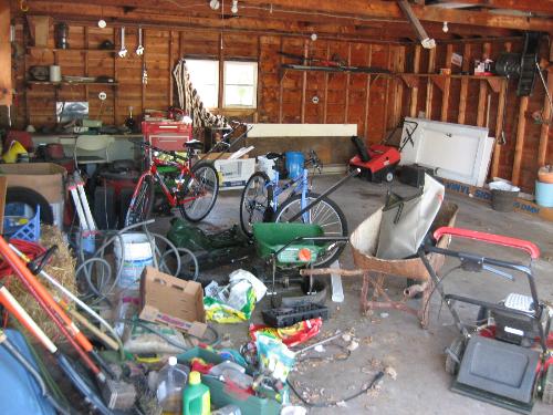 What A Mess - yeah my garage gets this way over the winter months. What A Mess - yeah my garage gets this way over the winter months.