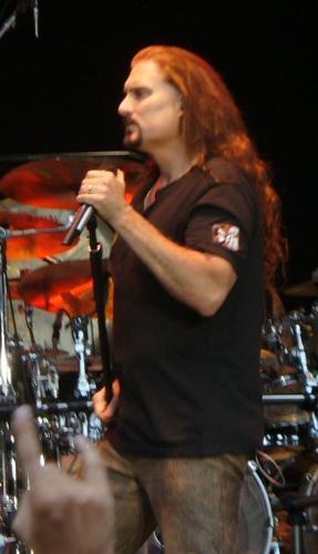 James Labrie - The vocalist of Dream Theater in concert with the band.
