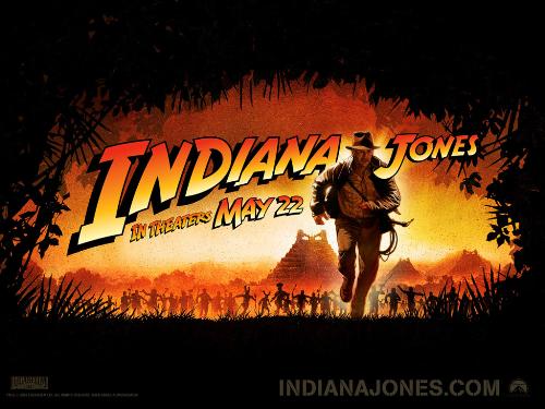 Indiana Jones poster - I like the movie.