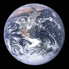 the world - our planet- blue marble