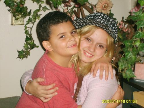 my Neice and My son Isaiah - them