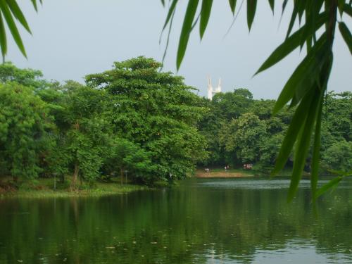 Lakeview in QC - Taken from a little lake in one park in QC