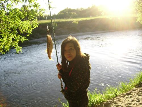 catch of the day! - em's first catch of the day!