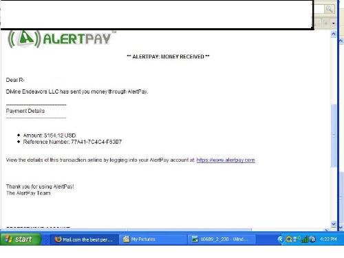 Free Online Cash System Proof of Payment - Free Online Cash System Proof of Payment $150.00 through AlertPay  Posted May 29, 2008