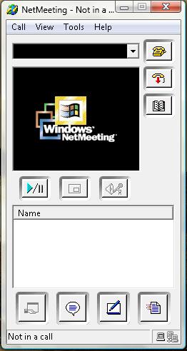 Net Meeting - Net Meeting in windows vista.