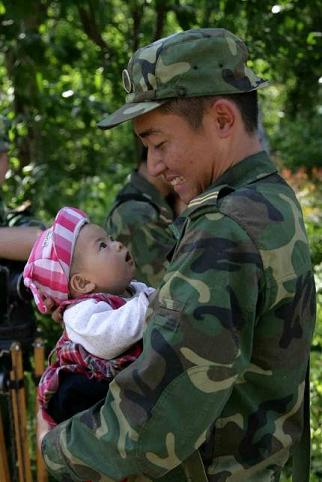 Baby Survivor - Baby survivor from earthquake in china.