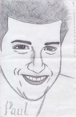 Paul Marazzi: I draw him! - A picture of Paul Marazzi in one of the magazines i bought.