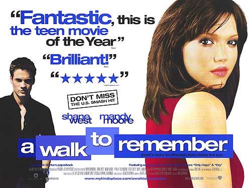 a walk to remember - The cover for the movie 'A walk to remember'