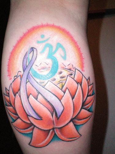 Lotus Tattoo - This tattoo is my latest. It represents my battle with cancer and losing my grandmothers to cancer!